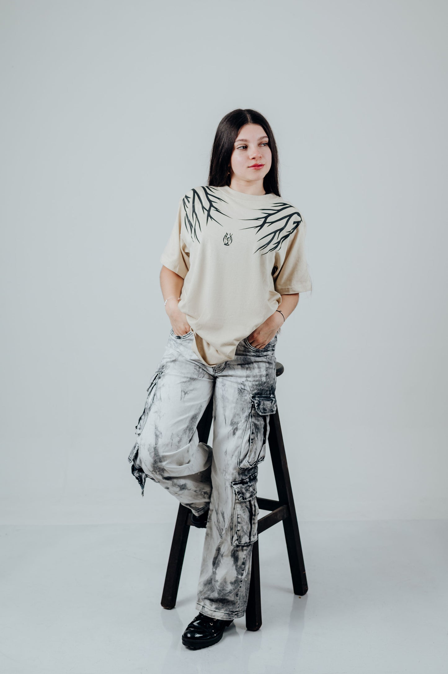 THE LOST LIFE – Camiseta beige  Regular Fit | VYPR Collection
