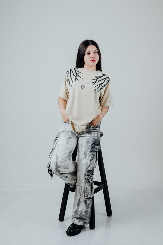 THE LOST LIFE – Camiseta beige  Regular Fit | VYPR Collection