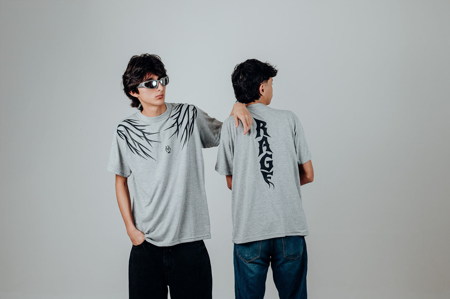 THE LOST LIFE – Camiseta gris  Regular Fit | VYPR Collection